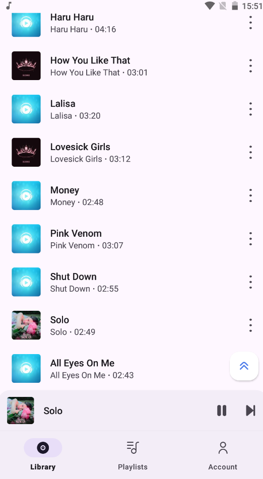 Music Player Screenshot 1