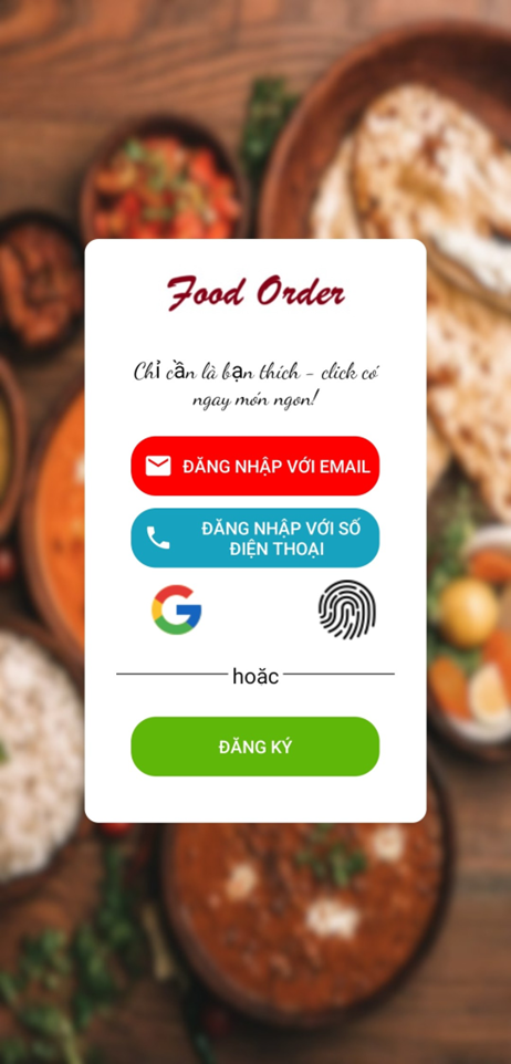 Food Order Project